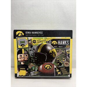 Iowa Hawkeyes Retro Bobblehead You The Fan 500 Piece Puzzle NCAA College